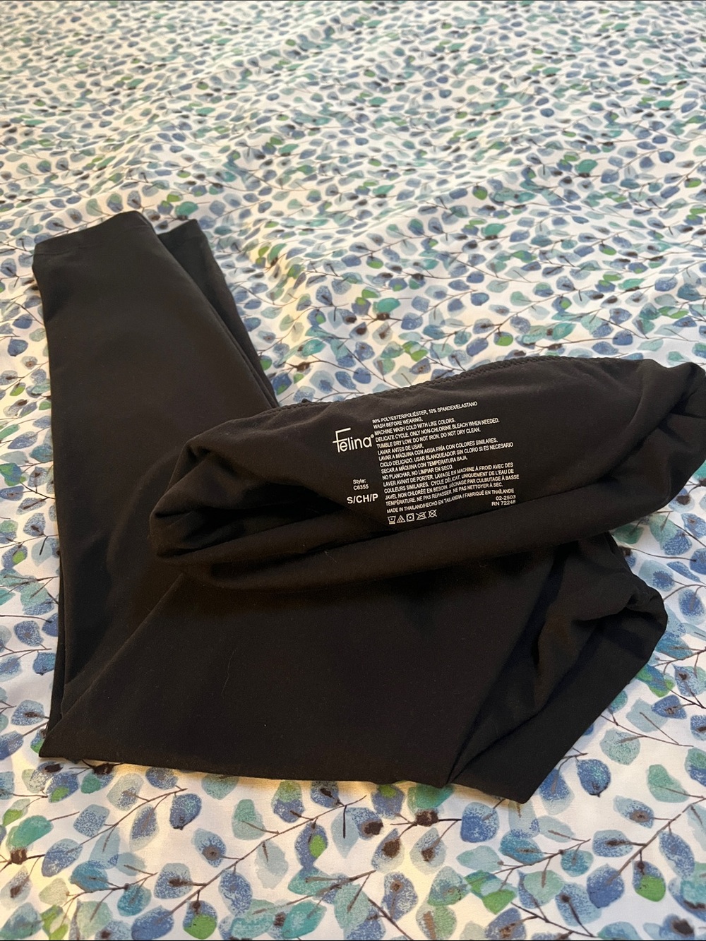 Felina Black High-Rise Leggings
